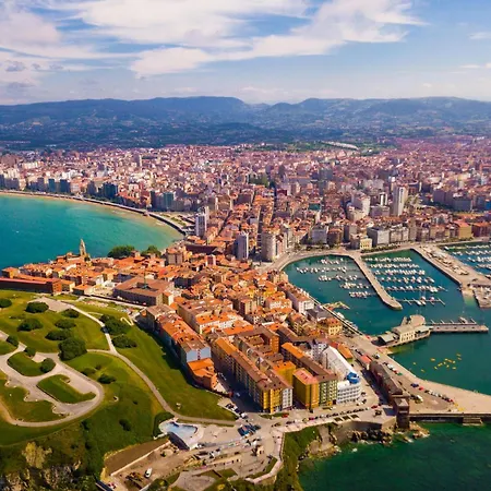 Apartamentos La Gringa Gijon Estudio Centro II Playa San Lorenzo 2 Min Disponibilidad Parking